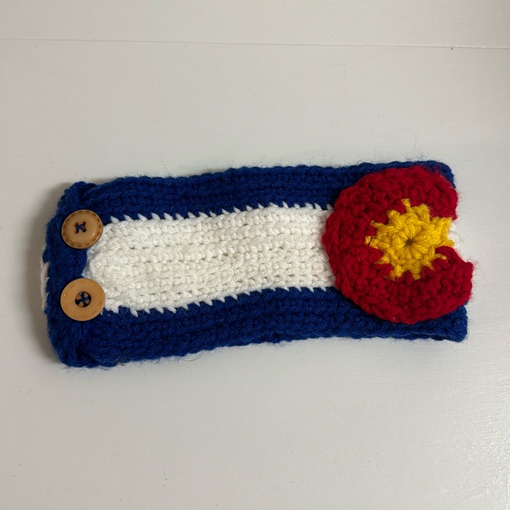 Colorado Flag Knit Headband
